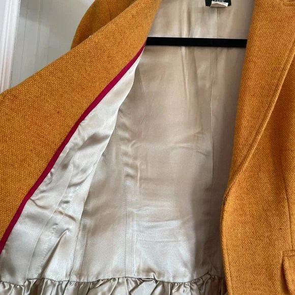 J. Crew Mustard Yellow Blazer - Picture 3 of 6